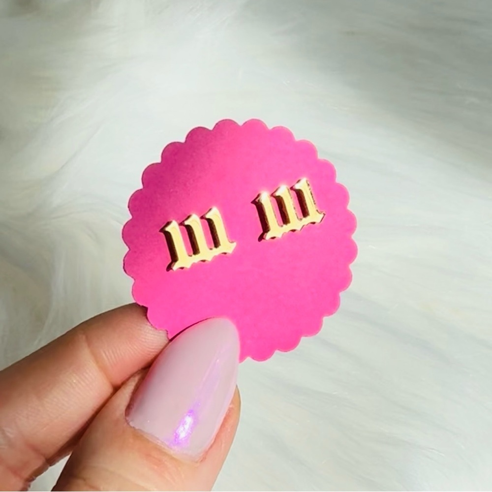 111 ANGEL NUMBER EARRINGS 111